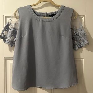 Women’s Kaii Lace Short Sleeve Top Size Medium